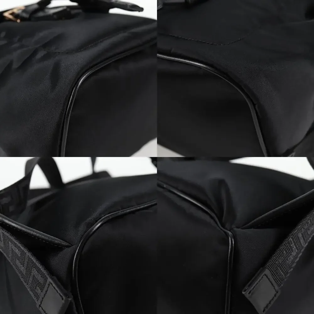 Versace Nylon Backpack Black